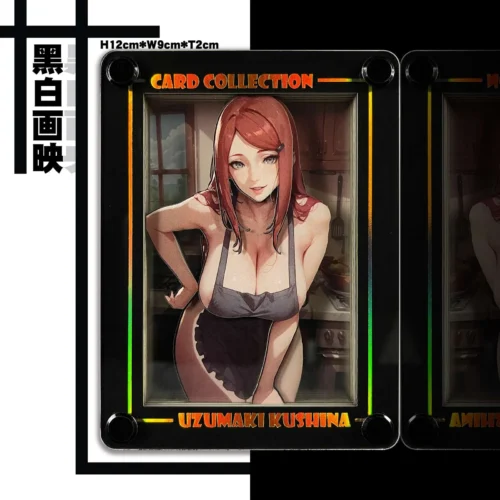 KKCCRD-003 Card Collection Series Kushina Uzumaki 3D Card Stand Display - Naruto - B&W Studio