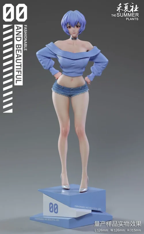 1/6 Scale Summer Girlfriend Series Rei Ayanami - (EVA) Neon Genesis EVAngelion Resin Statue - The Summer Plants Studio