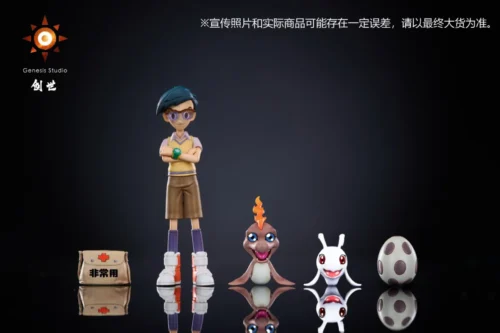 Joe Kido & Bukamon & Pitchmon & Digi-Egg - Digimon Statue - Genesis-Studio
