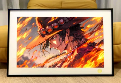 Flame Portgas D. Ace Decorative Painting - ONE PIECE - Xingkong Studio