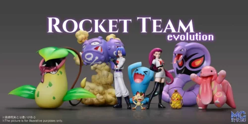 1/20 & 1/8 Scale World Zukan Team Rocket & Pokemons - Pokemon Resin Statue - MG Studios