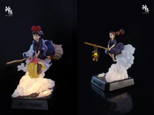 Silhouette Moment Series Enlightenment on a New Path with LED - Kiki's Delivery Service Resin Statue - ShenYin Studio