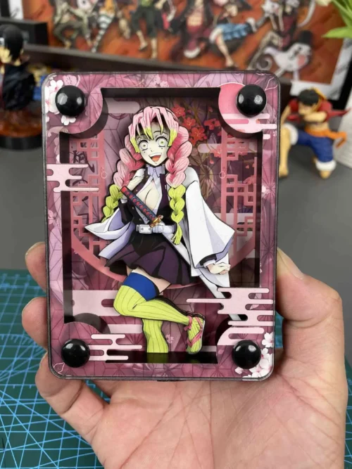 Mitsuri Kanroji Card Stand Display - Demon Slayer: Kimetsu No Yaiba - momo Studio