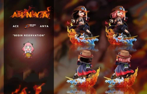 1/6 Scale Portgas D. Ace Cosplay Anya Forger - ONE PIECE SPY X FAMILY Resin Statue - Biubiu Studio