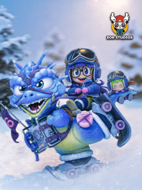 Riding Dragon Arare/ Arale - Dr. Slump Resin Statue - ZOR Studios