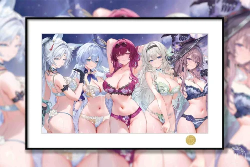 Lingerie Girls Group Decorative Painting - Honkai: Star Rail - H-TWO Studio