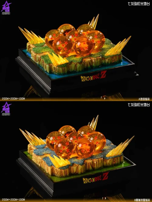 Seven Dragon Balls Base with LED - Dragon Ball Resin Statue - Scene Club Studio