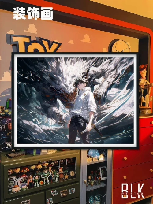 Yuta Okkotsu Decorative Painting & Fridge Magnet - Jujutsu Kaisen - BLK Studio