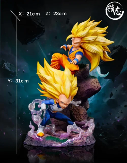1/6 Scale Super Saiyan 3 Vegeta - Dragon Ball Resin Statue - JingZhi Studio