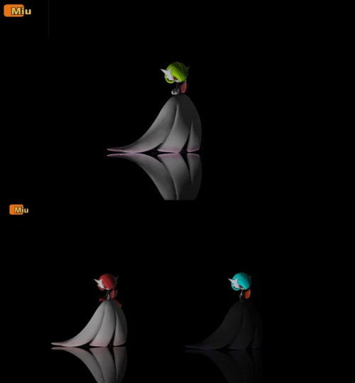 1/20 Scale World Zukan Mega Gardevoir - Pokemon Resin Statue - Miu Studio
