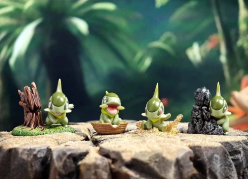 1/20 Scale World Zukan Axew Set - Pokemon Statue - The Studio