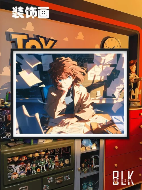 Ai Haibara Decorative Painting & Fridge Magnet - Detective Conan - BLK Studio