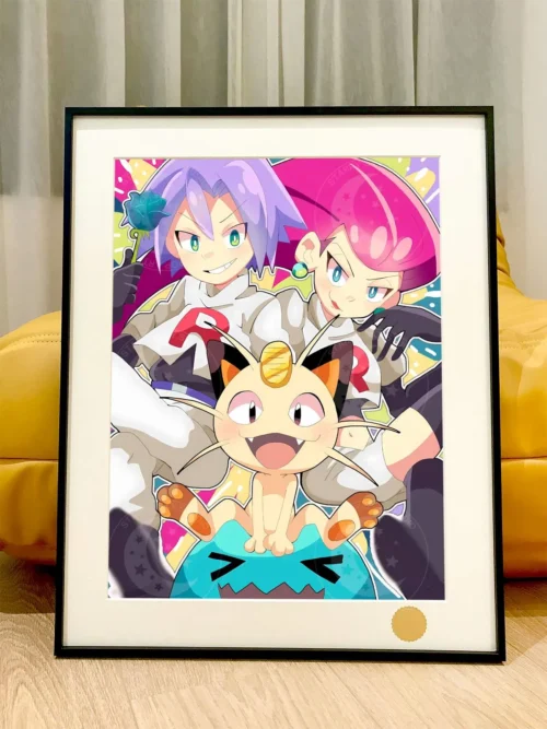 Team Rocket Trio Decorative Painting - Pokemon - Xingkong Studio
