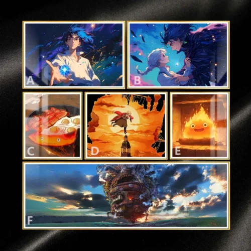 Scene Decorative Painting - Howl's Moving Castle Decorative Painting - AMaoHuaShe Studio