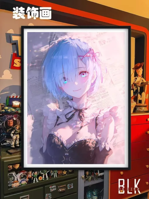 Rem Decorative Painting & Fridge Magnet - Re:Starting Life From Zero in a Different World - BLK Studio
