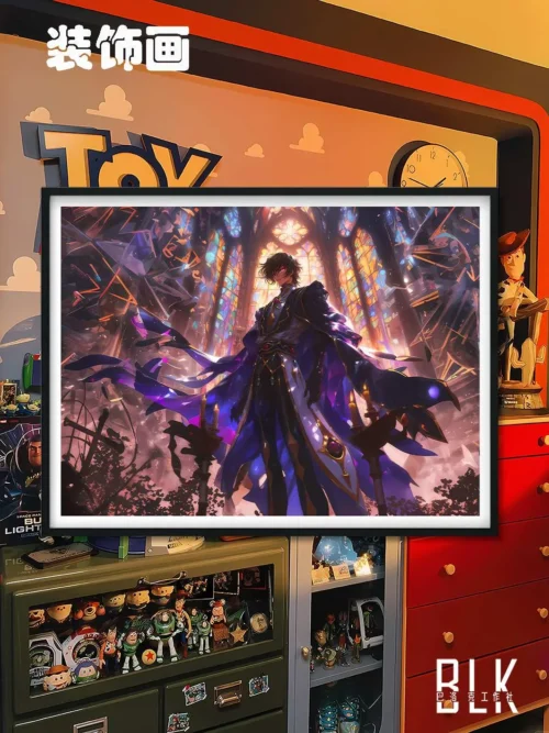 Lelouch vi Britannia Decorative Painting & Fridge Magnet - Code Geass - BLK Studio