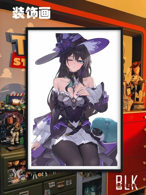 The Herta Cosplay Ruan Mei Decorative Painting & Fridge Magnet - Honkai: Star Rail - BLK Studio