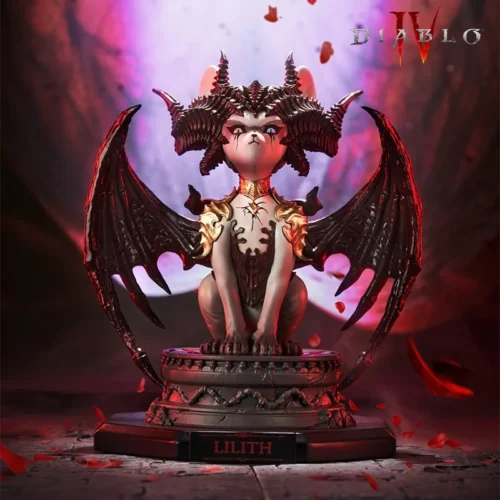 Lilith Meow with LED - Diablo Official Statue - Blizzard Entertainment