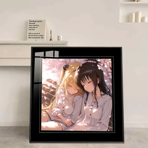 Konjiki no Yami & Mikan Yuki Decorative Painting - To LOVE-Ru Decorative Painting - JuZi Studio