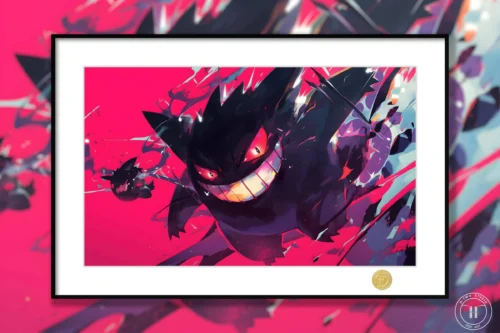 Colourful Ver. Gengar Decorative Painting - Pokemon - H-TWO Studio