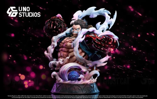 1/4 Scale Gear 4 Monkey D. Luffy Bust Statue - ONE PIECE Resin Statue - UNO Studio