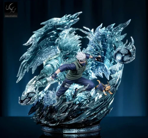 1/7 Scale Susanoo Kakashi Hatake with LED - Naruto Resin Statue - USU Studio