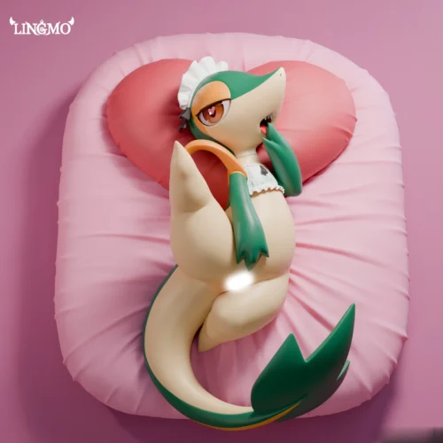 Snivy - Pokemon Resin Statue - Spirit Demon Studio
