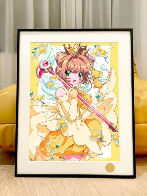Angel Crown Ver. Sakura Kinomoto Decorative Painting - Cardcaptor Sakura (CCS) - Xingkong Studio