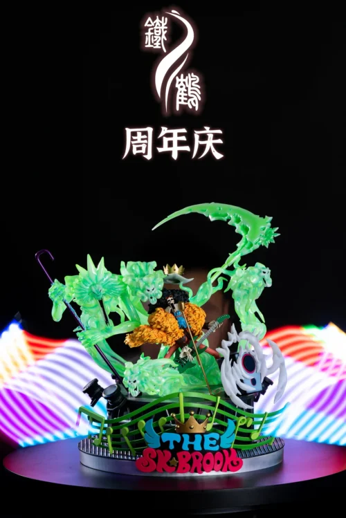 The King of Soul Brook with LED - ONE PIECE Resin Statue - Iron Crane Studios