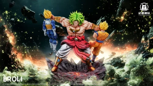 Broly VS Son Goku & Vegeta - Dragon Ball Resin Statue - YiShou Studio