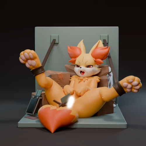 Fennekin - Pokemon Resin Statue - Spirit Demon Studio