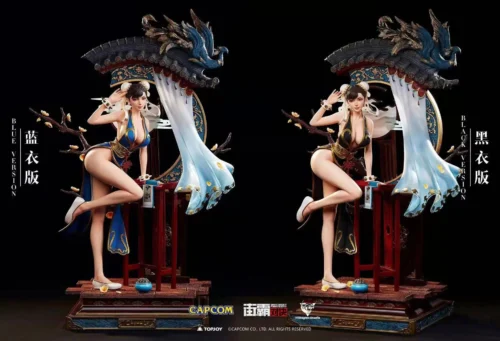 1/4 Scale Crystal Series Licensed Chun-Li - Street Fighter: Duel Resin Statue - TriEagles Studio