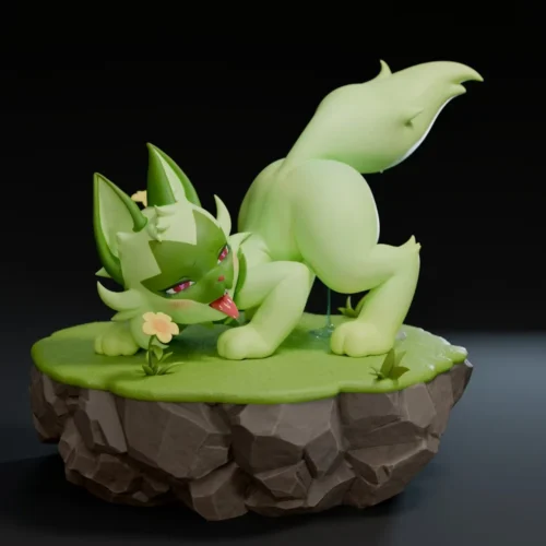 Floragato - Pokemon Resin Statue - Spirit Demon Studio