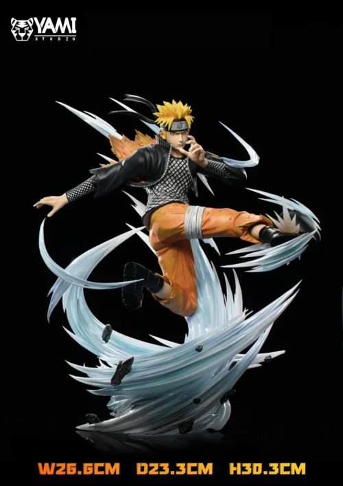Kicking Truth-Seeking Balls Naruto Uzumaki - Naruto Resin Statue - YAMI Studio