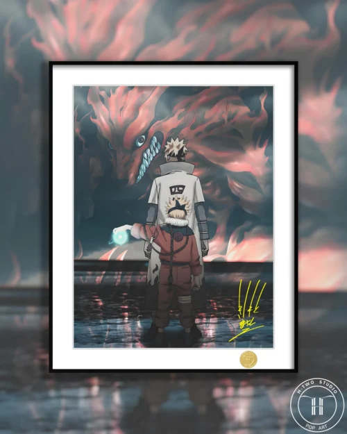 Father and Son Decorative Painting - Naruto - H-TWO Studio