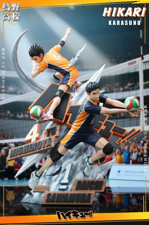 Yu Nishinoya & Daichi Sawamura - Haikyū!! Resin Statue - HIKARI Studio