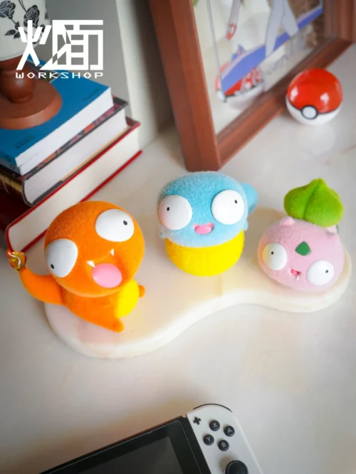 Flocking Ver. Stupid First Generation Starter Pokemon - Pokemon Resin Statue - CM Studio