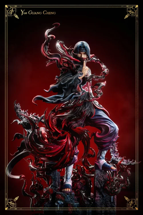 Ukiyo-e And Ink Painting Style Series 001 Itachi Uchiha - Naruto Resin Statue - Yue Guang Cheng Studio