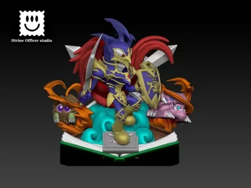 Cartoon Ver. Black Luster Soldier - Duel Monsters/ Yu-Gi-Oh! Resin Statue - Divine Officer Studio