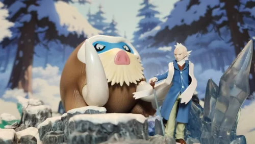 Pryce & Mamoswine - Pokemon Resin Statue - FangTang Studio