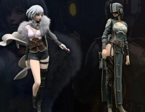 1/7 Scale Licensed Bai Yuekui & Fan Di - Ling Long: Incarnation Statue - MOSHOWTOYS