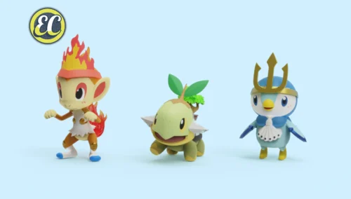 1/20 Scale World Zukan Cutie Series Starter Pokemon 002 - Pokemon Statue - EC-Studio
