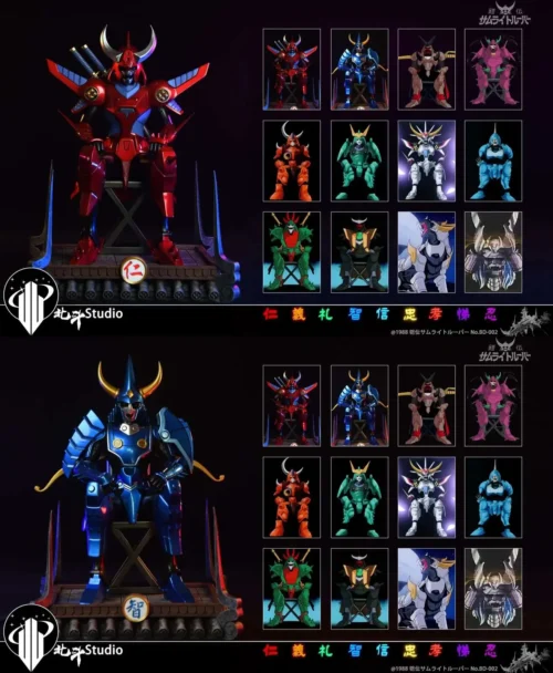 1/6 Scale Wildfire Jin & Strata Chi - Ronin Warriors Resin Statue - BeiDou Studio