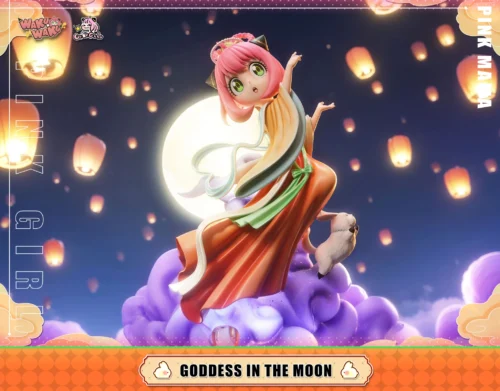 Mid-Autumn Festival Goddess in The Moon Chang'e Anya Forger with LED - SPY X FAMILY Resin Statue - WakuWaku Studio