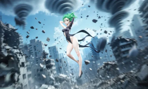 1/4 Scale Tornado of Terror Tatsumaki - One-Punch Man Resin Statue - HeRa Studio