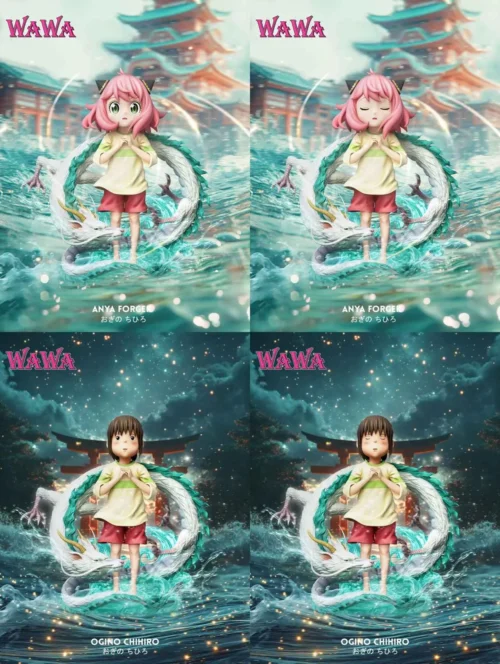 Chihiro Ogino Cosplay Anya Forger - Spirited Away SPY X FAMILY Resin Statue - WAWA Studio