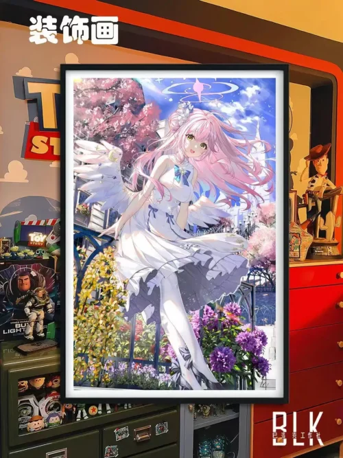 Misono Mika Decorative Painting & Fridge Magnet - Blue Archive - BLK Studio