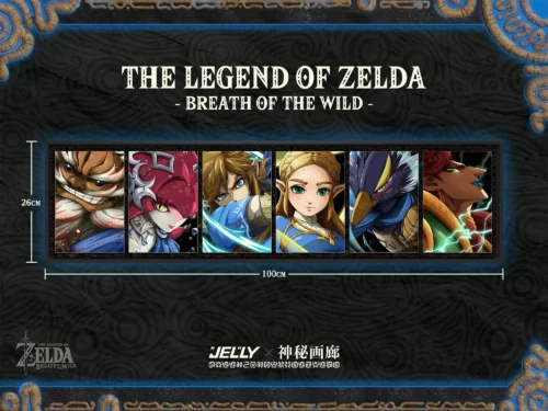 3D Decorative Canvas Paint of Characters The Legend of Zelda: Breath of the Wild - The Legend of Zelda: Breath of the Wild Decorative Painting - Mystical Art Studios