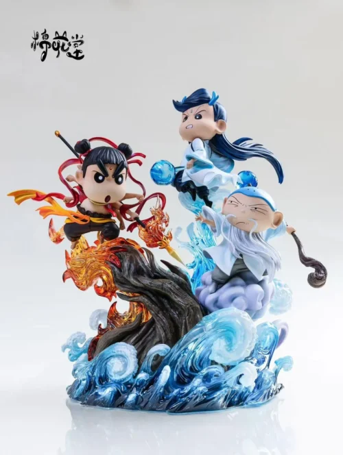 Characters of Ne Zha Cosplay Characters of Crayon Shin-chan - Crayon Shin-chan Ne Zha Resin Statue - MianHuaTang Studios