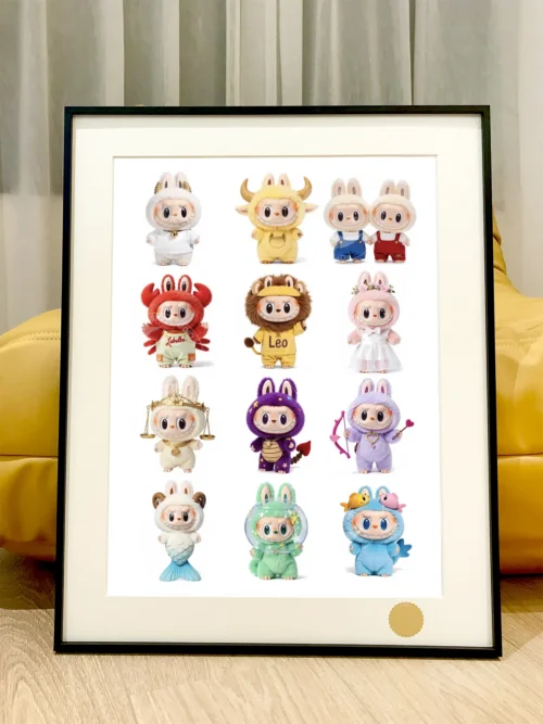 12 Zodiac Labubu Decorative Painting - Labubu - Xingkong Studio